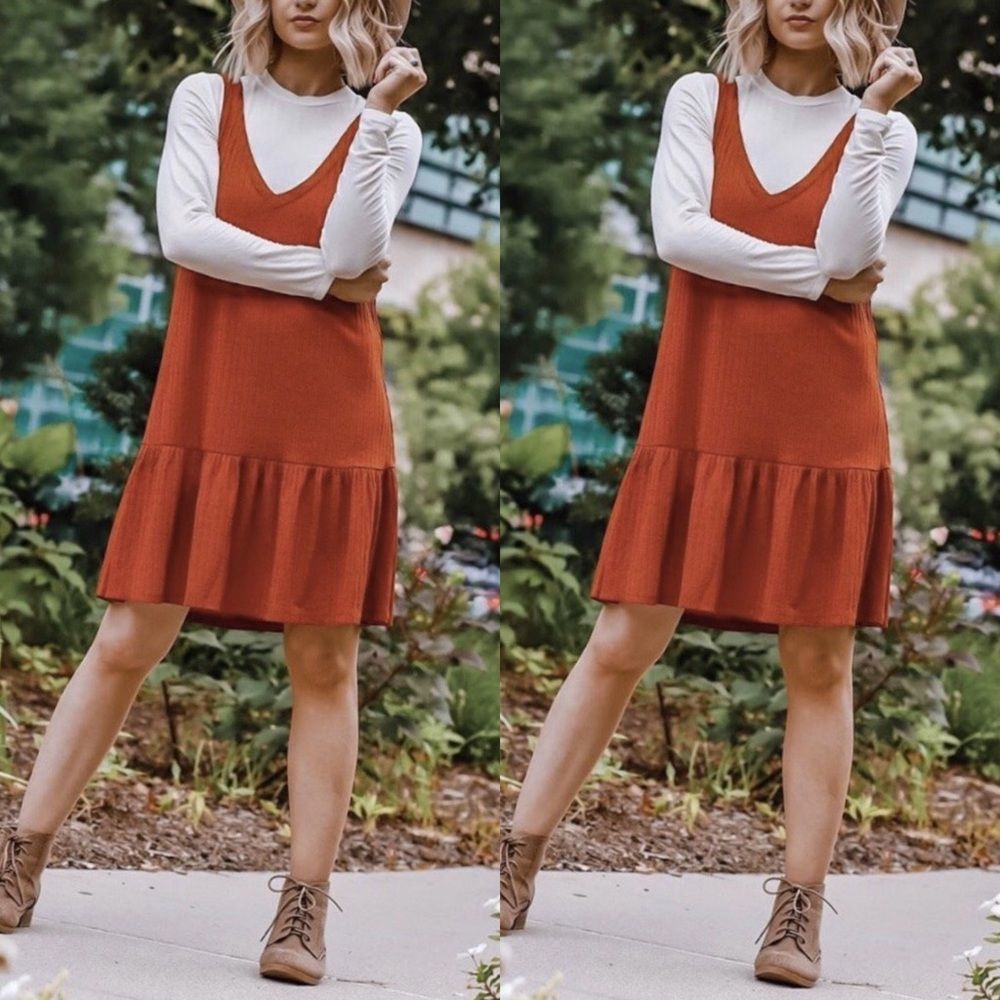 Long sleeve swing dress NWT